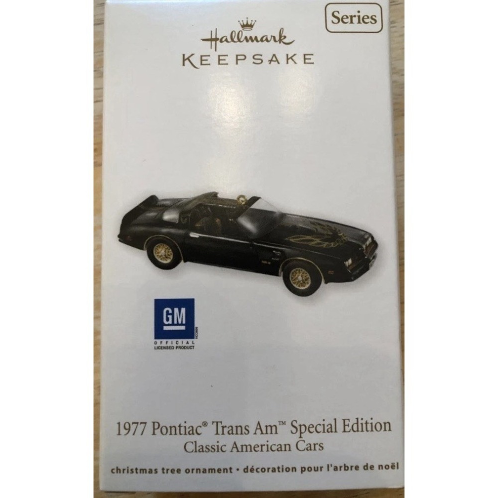 77 Pontiac Firebird Trans Am Hallmark Keepsake GM Licensed Ornament - BRAND NEW